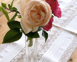 お花も映えます。 レース